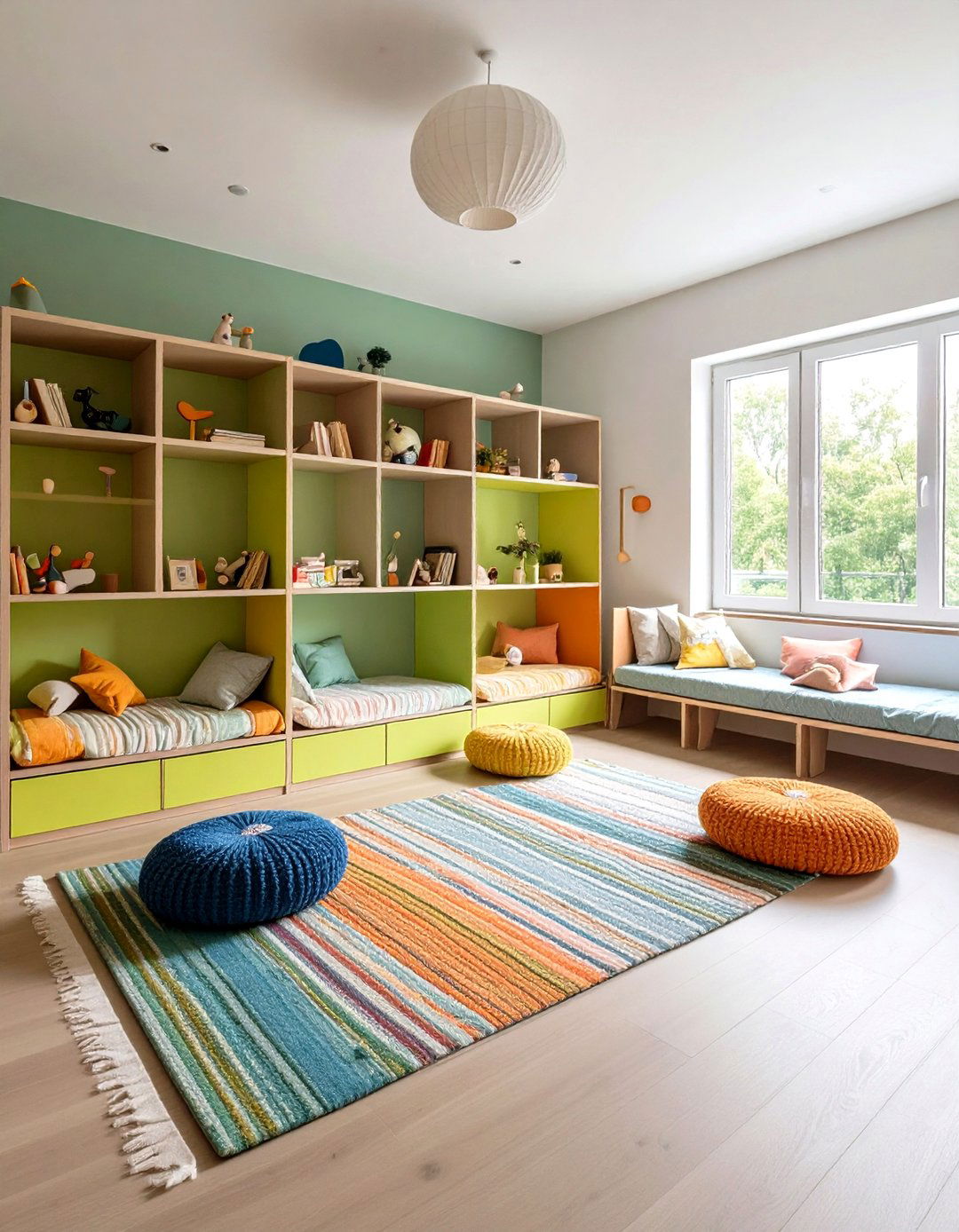 Zoned Activity Areas - 20 Shared Kids' Room Design Ideas