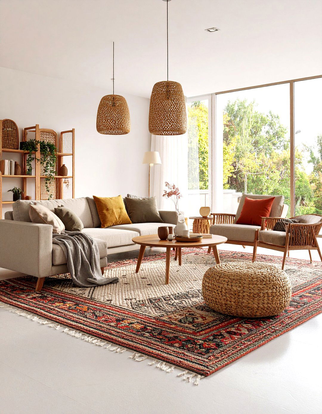 Zoning Open Plans with Eclectic Interior Elements - 20 Eclectic Interior Design Ideas