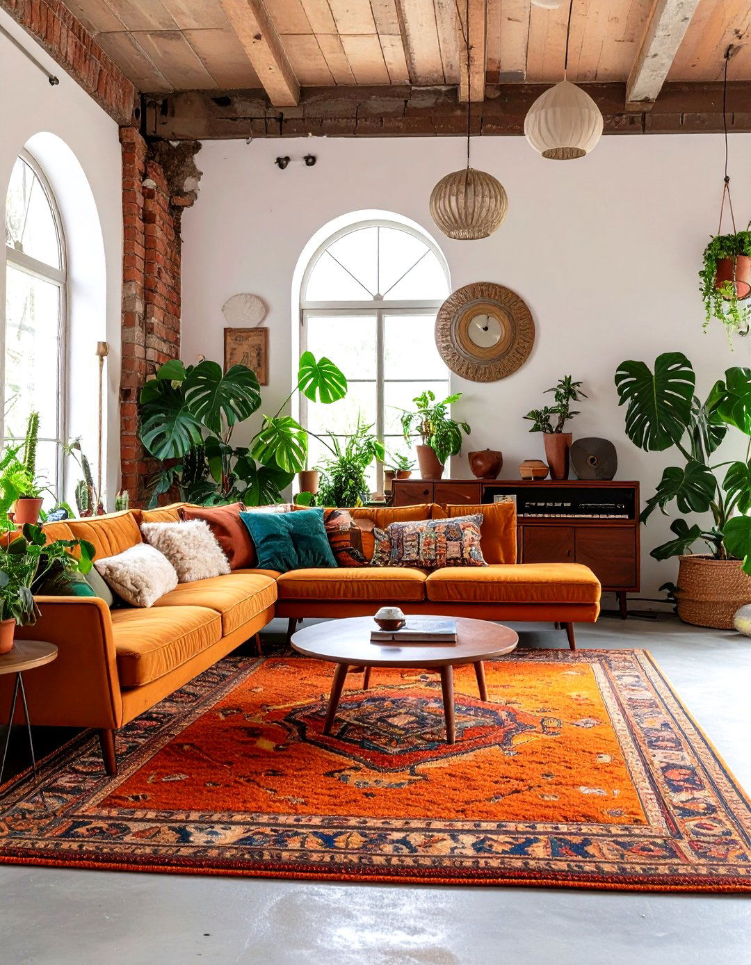 s Retro Groove Terracotta Living Room - 20 terracotta living room ideas