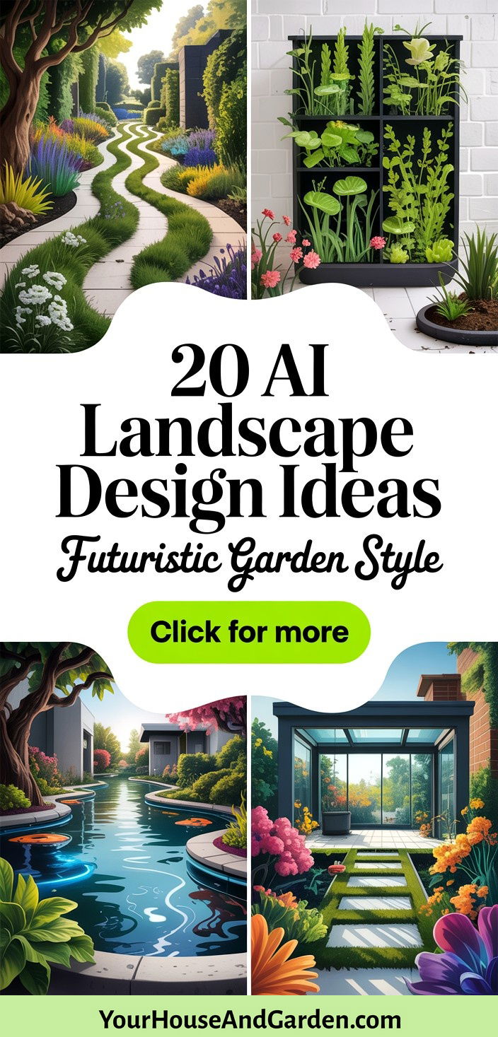 20 AI Landscape Design Ideas Futuristic Garden Planning