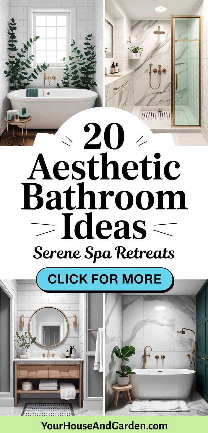 20 Aesthetic Bathroom Ideas Serene Spa-Like Retreats