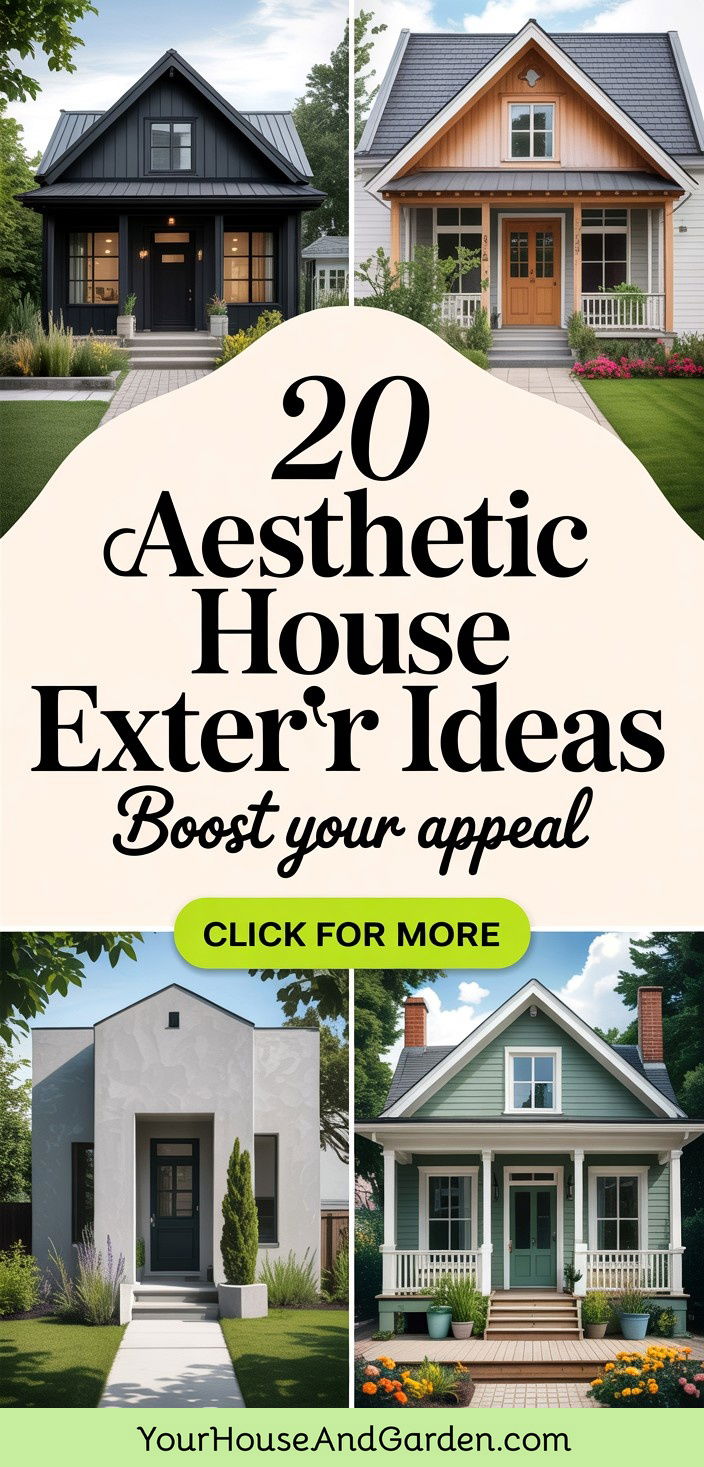 20 Aesthetic House Exterior Ideas Boost Your Curb Appeal