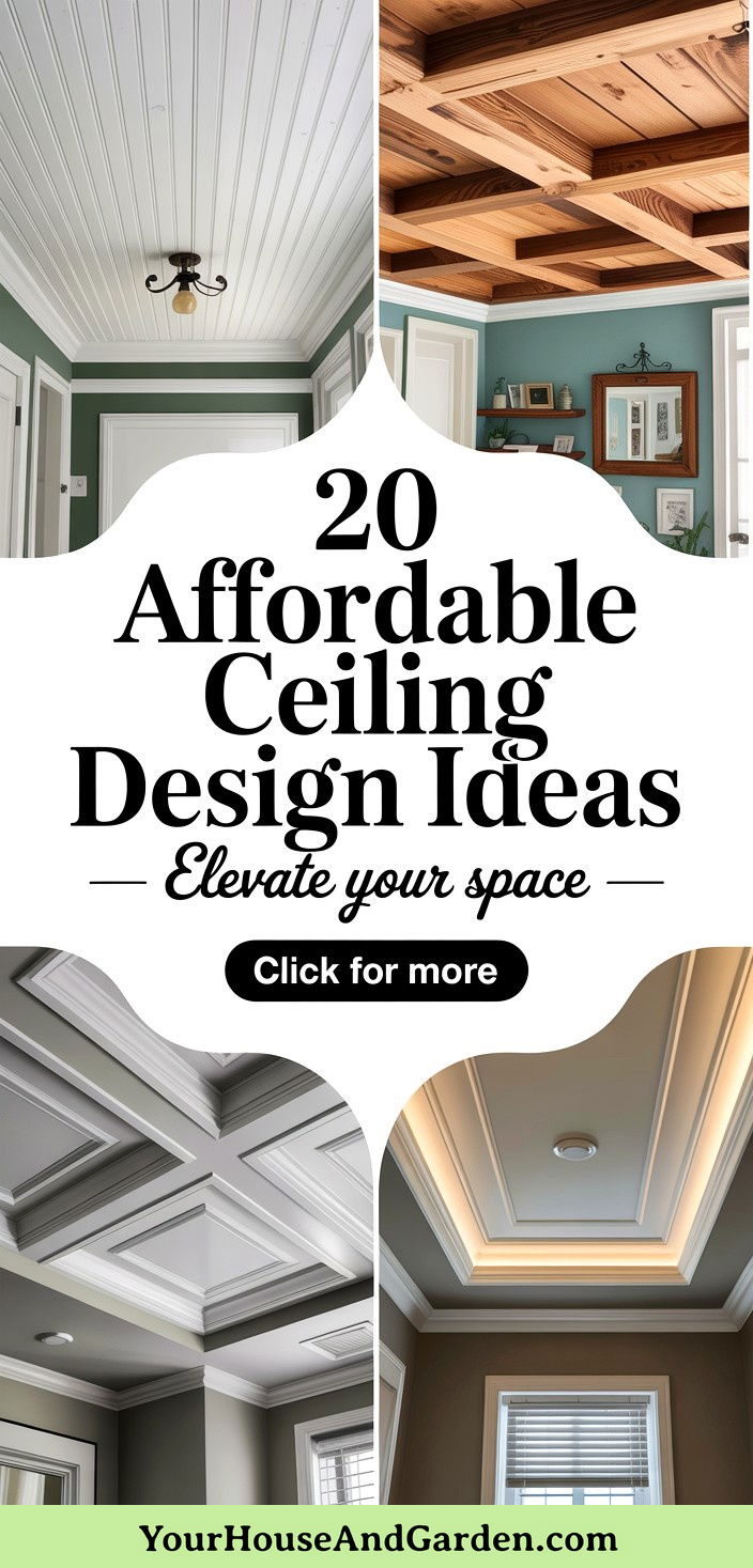 20 Affordable Ceiling Design Ideas to Transform Rooms - 20 Affordable Ceiling Design Ideas to Transform Rooms