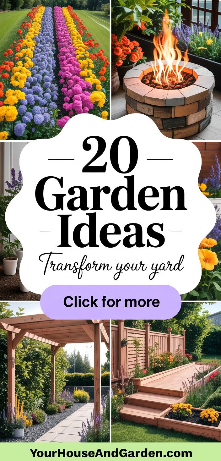 20 Amazing Garden Ideas to Transform Your Outdoor Space - 20 Amazing Garden Ideas to Transform Your Outdoor Space