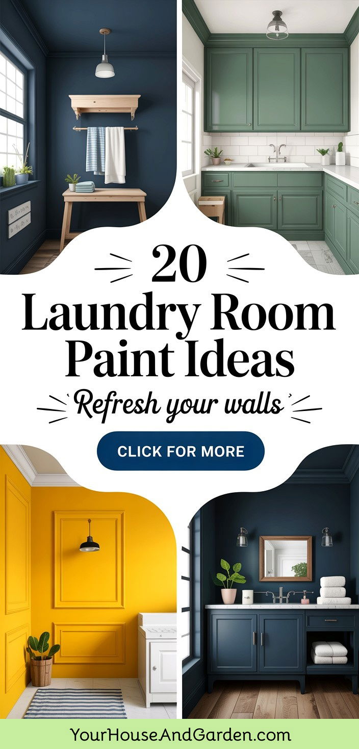 20 Amazing Laundry Room Paint Ideas for a Modern Home - 20 Amazing Laundry Room Paint Ideas for a Modern Home