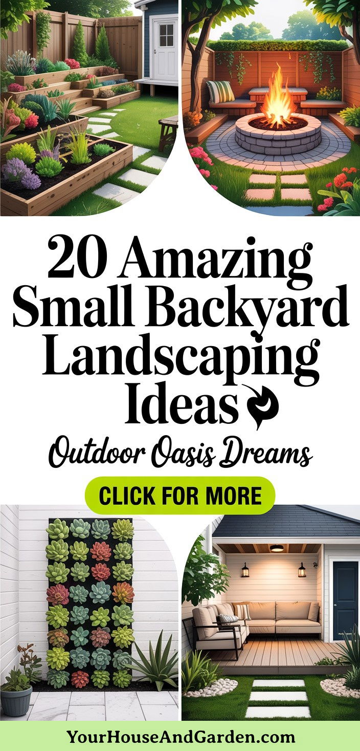 20 Amazing Small Backyard Landscaping Ideas Youll Love - 20 Amazing Small Backyard Landscaping Ideas You'll Love