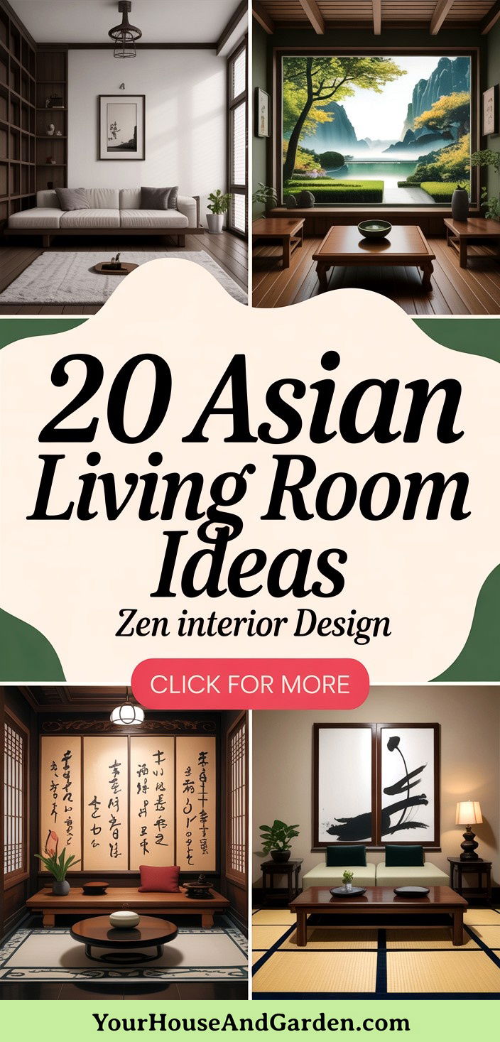 20 Asian Living Room Ideas for Serene and Stylish Spaces - 20 Asian Living Room Ideas for Serene and Stylish Spaces