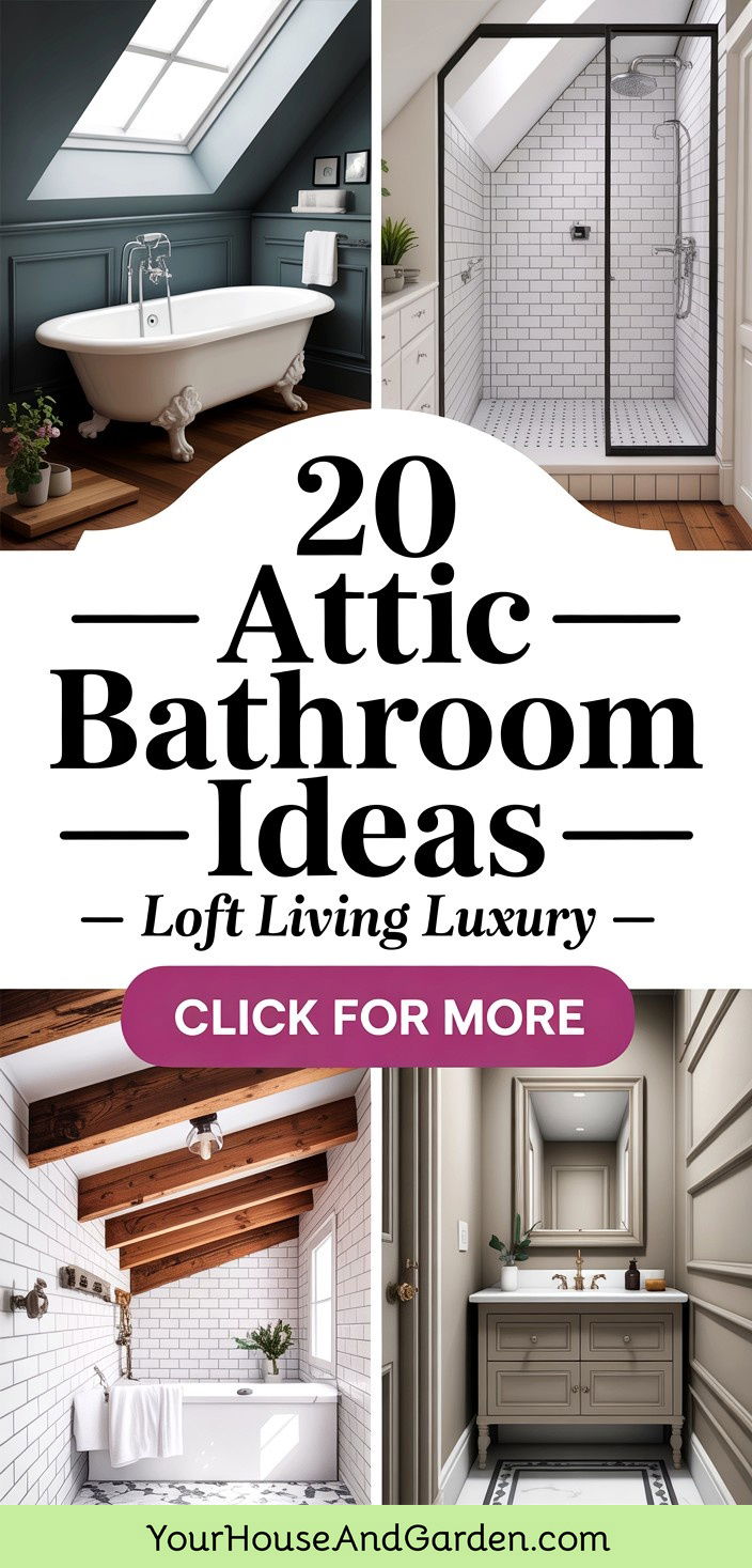 20 Attic Bathroom Ideas Creative Loft Conversion Designs