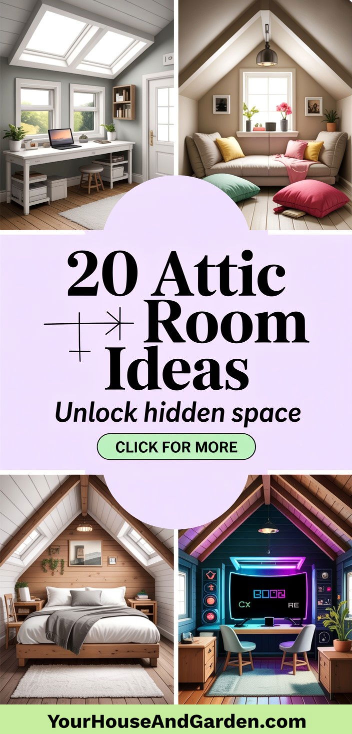 20 Attic Room Ideas Maximize Your Unused Space Creatively