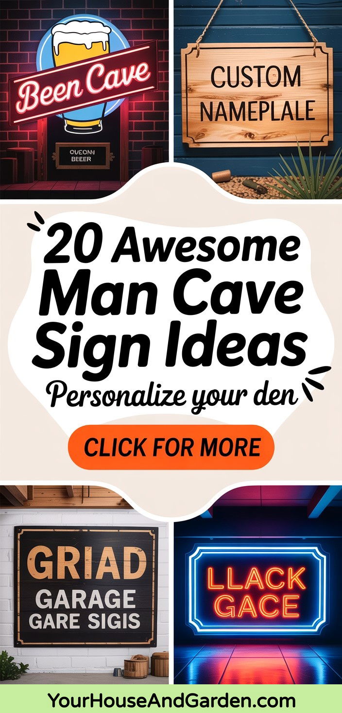 20 Awesome Man Cave Sign Ideas to Personalize Your Space - 20 Awesome Man Cave Sign Ideas to Personalize Your Space