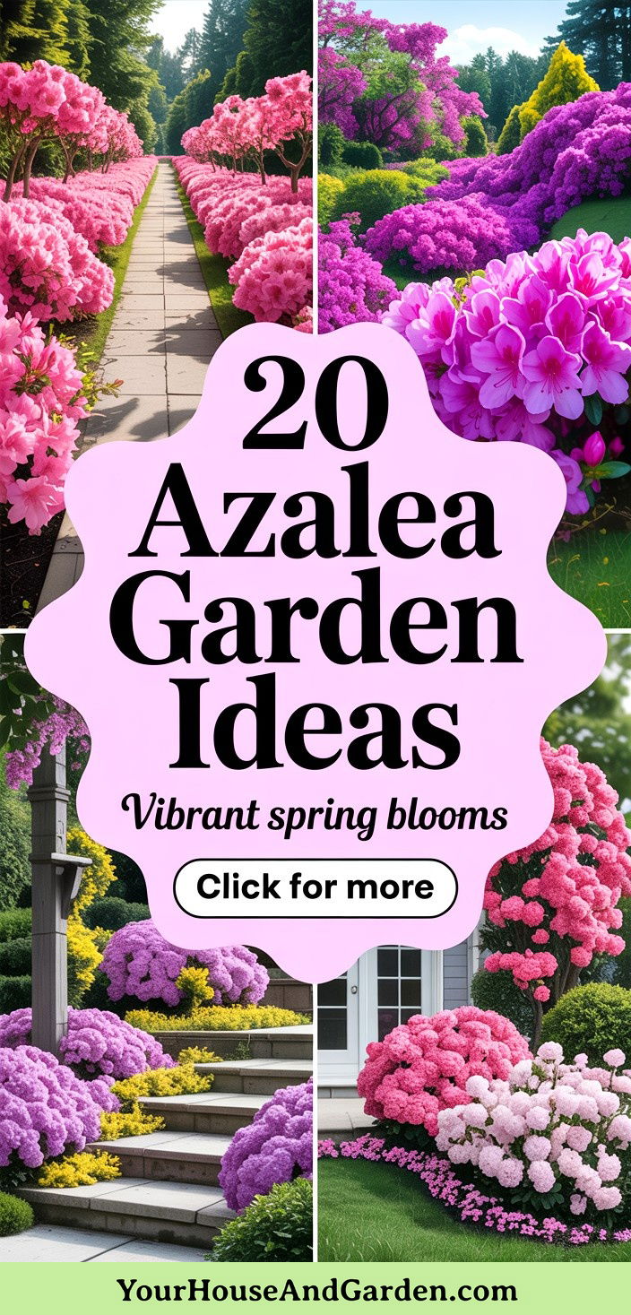 20 Azalea Garden Ideas for Vibrant Blooms and Color - 20 Azalea Garden Ideas for Vibrant Blooms and Color