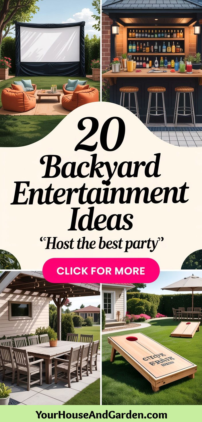 20 Backyard Entertainment Ideas for Memorable Gatherings - 20 Backyard Entertainment Ideas for Memorable Gatherings