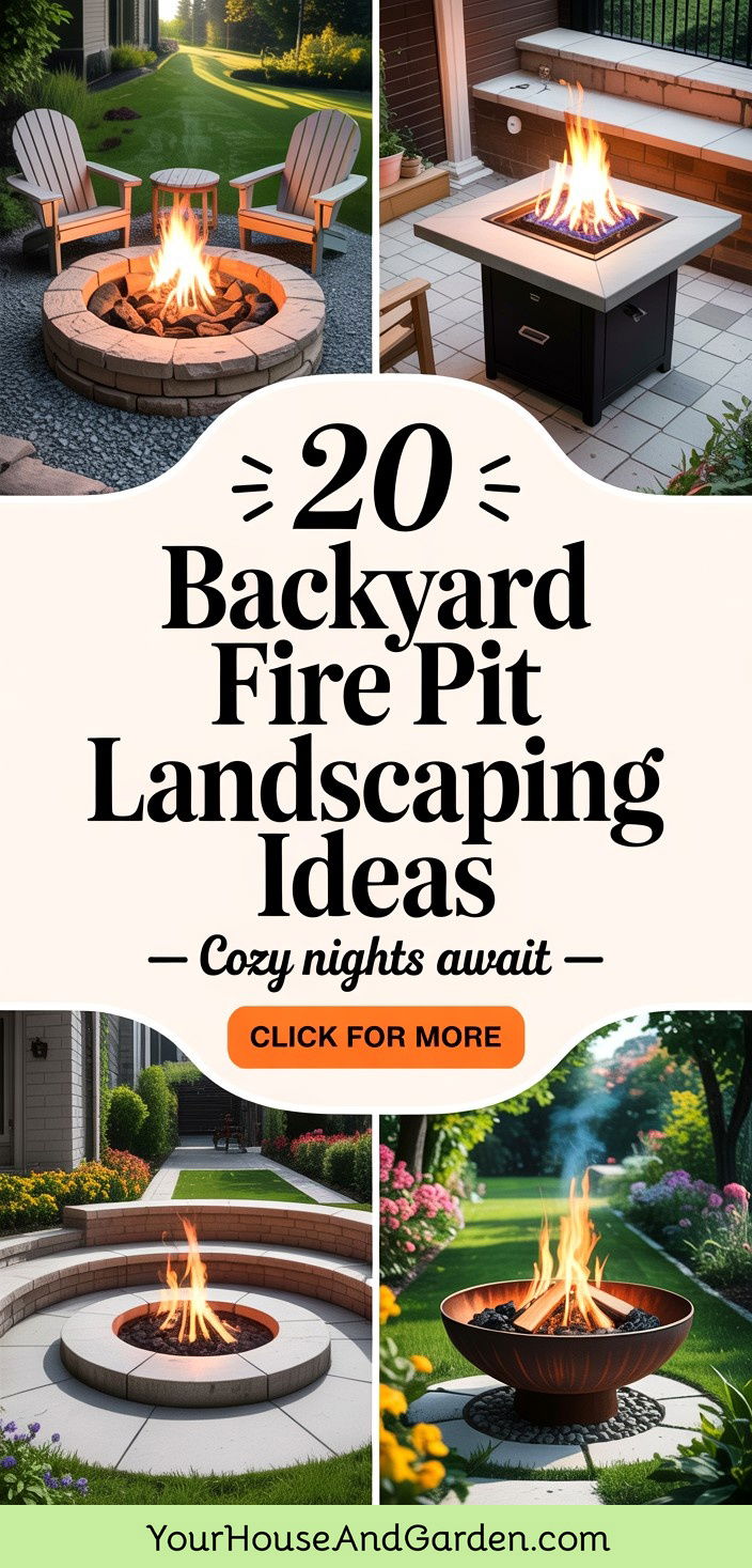 20 Backyard Fire Pit Landscaping Ideas Cozy and Inviting