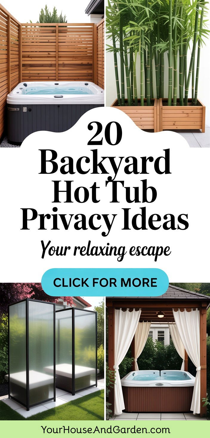 20 Backyard Hot Tub Privacy Ideas for a Relaxing Escape - 20 Backyard Hot Tub Privacy Ideas for a Relaxing Escape