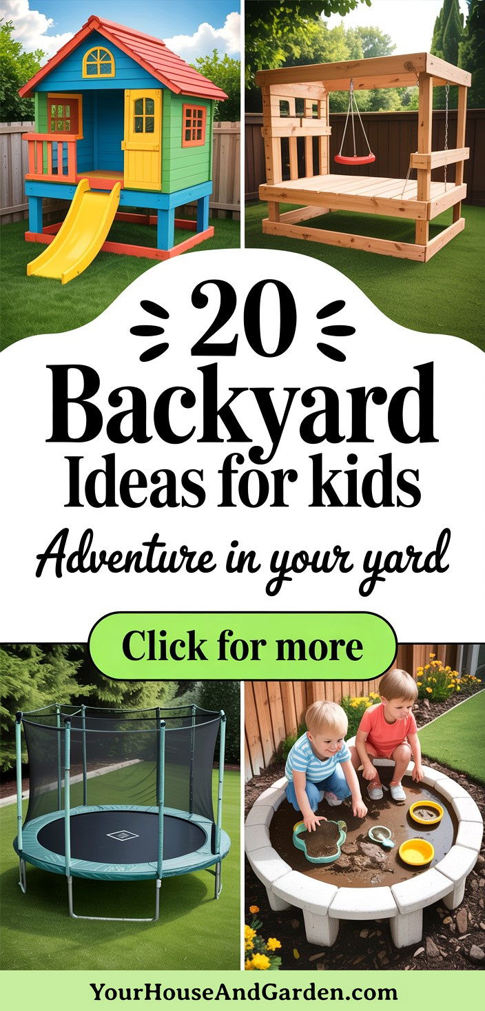 20 Backyard Ideas for Kids Fun Outdoor Play Spaces