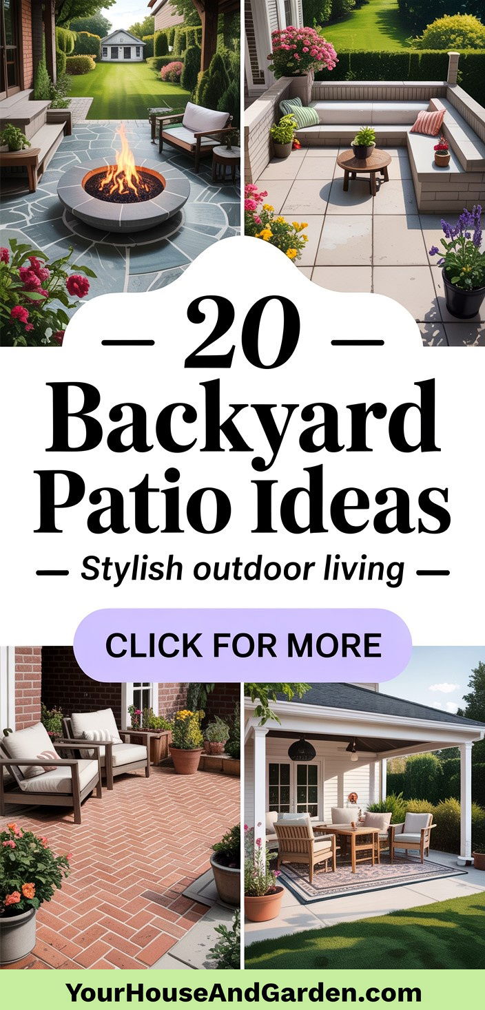 20 Backyard Patio Ideas for Stylish Outdoor Living - 20 Backyard Patio Ideas for Stylish Outdoor Living