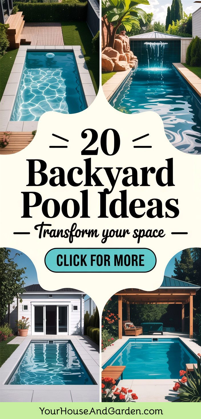 20 Backyard Pool Ideas to Transform Your Outdoor Space - 20 Backyard Pool Ideas to Transform Your Outdoor Space