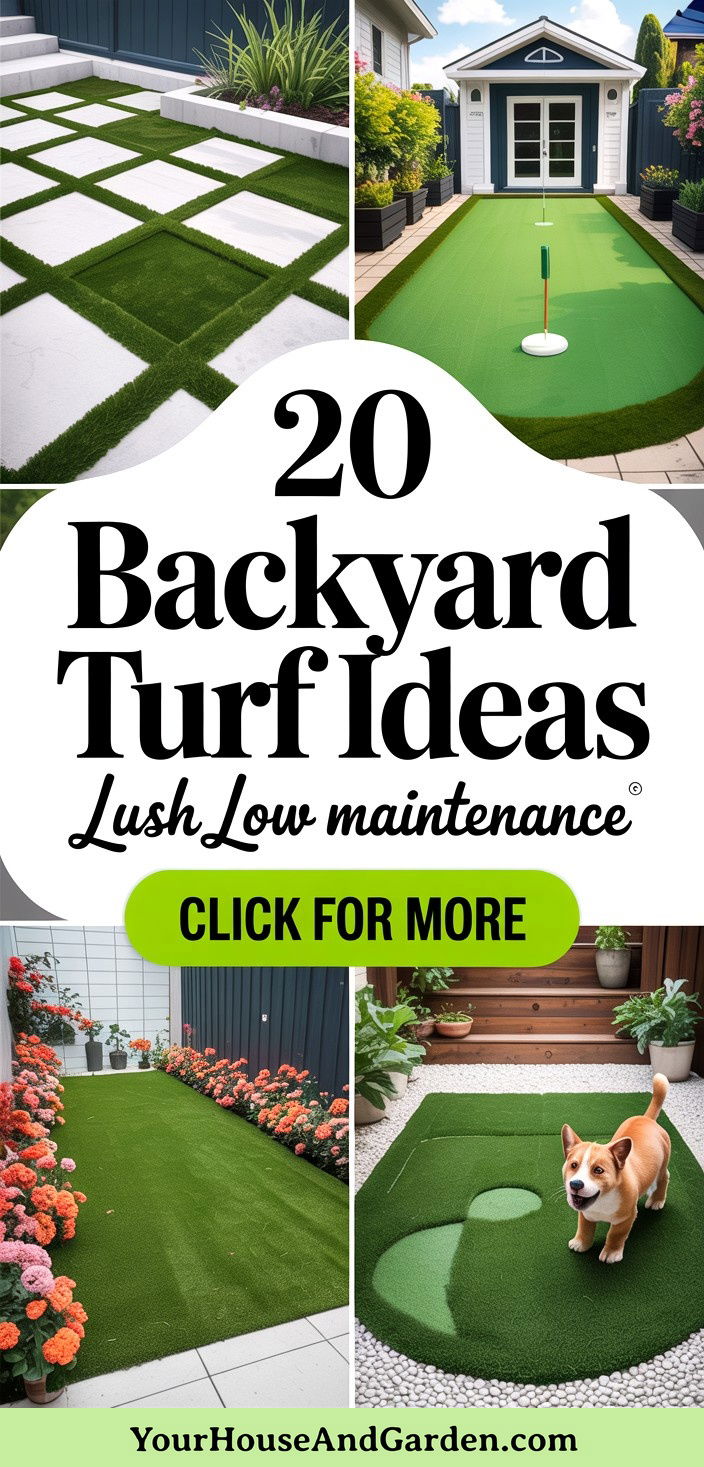 20 Backyard Turf Ideas for Lush Low-Maintenance Lawns - 20 Backyard Turf Ideas for Lush, Low-Maintenance Lawns