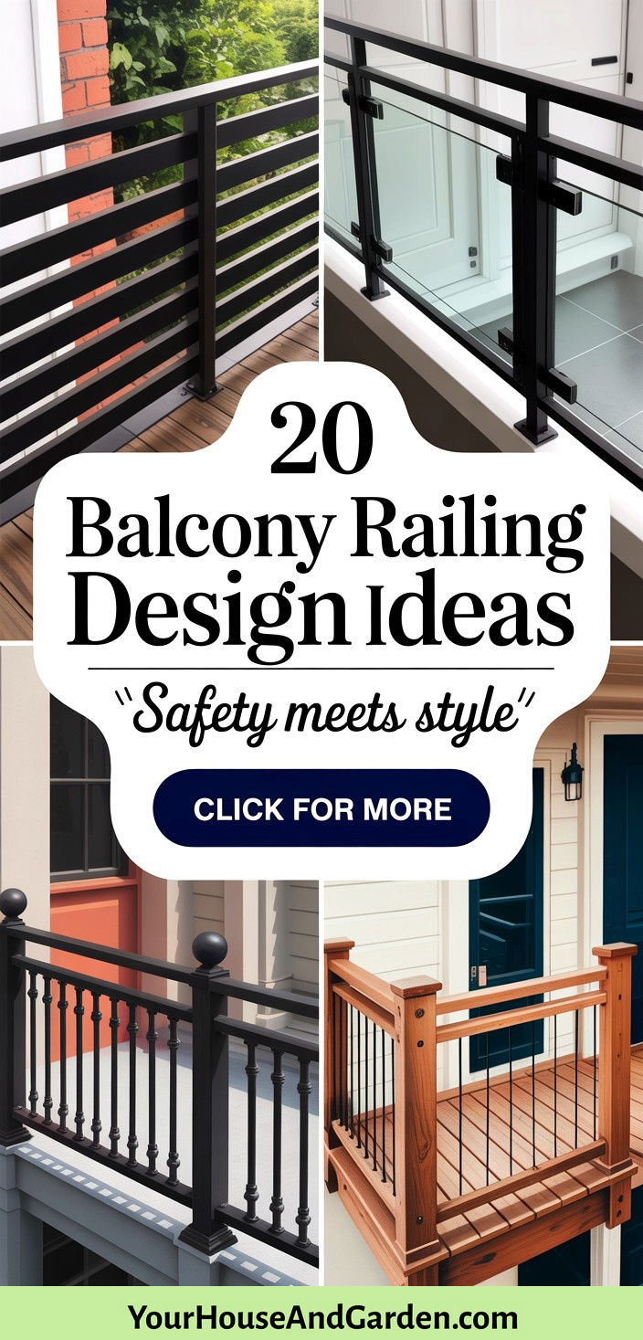 20 Balcony Railing Design Ideas for Style and Safety - 20 Balcony Railing Design Ideas for Style and Safety