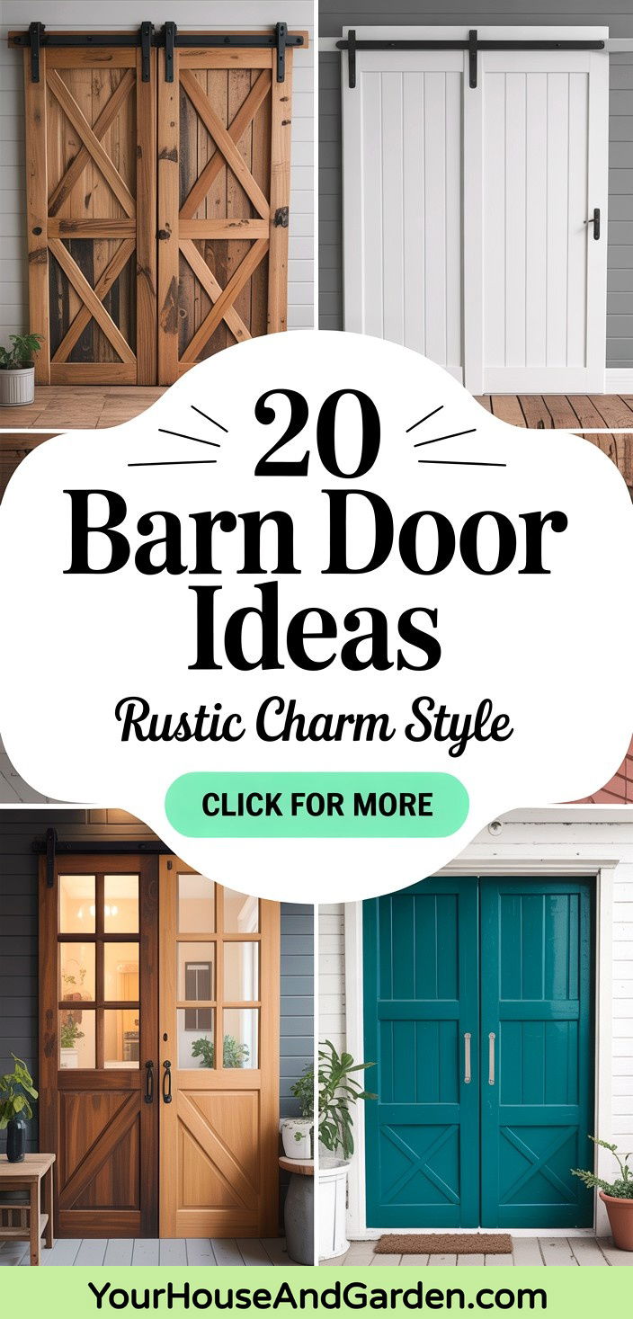20 Barn Door Ideas Rustic Charm for Modern Spaces