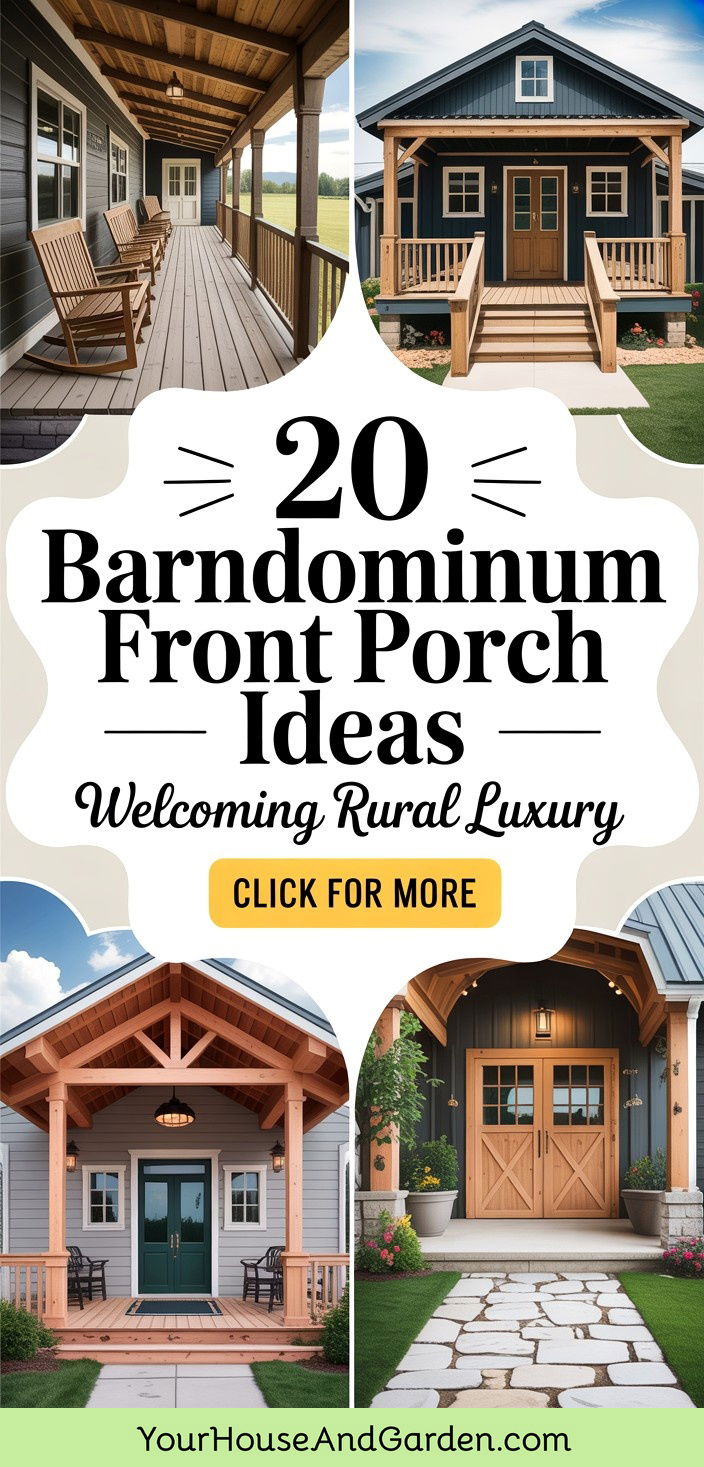 20 Barndominium Front Porch Ideas for Welcoming Charm - 20 Barndominium Front Porch Ideas for Welcoming Charm