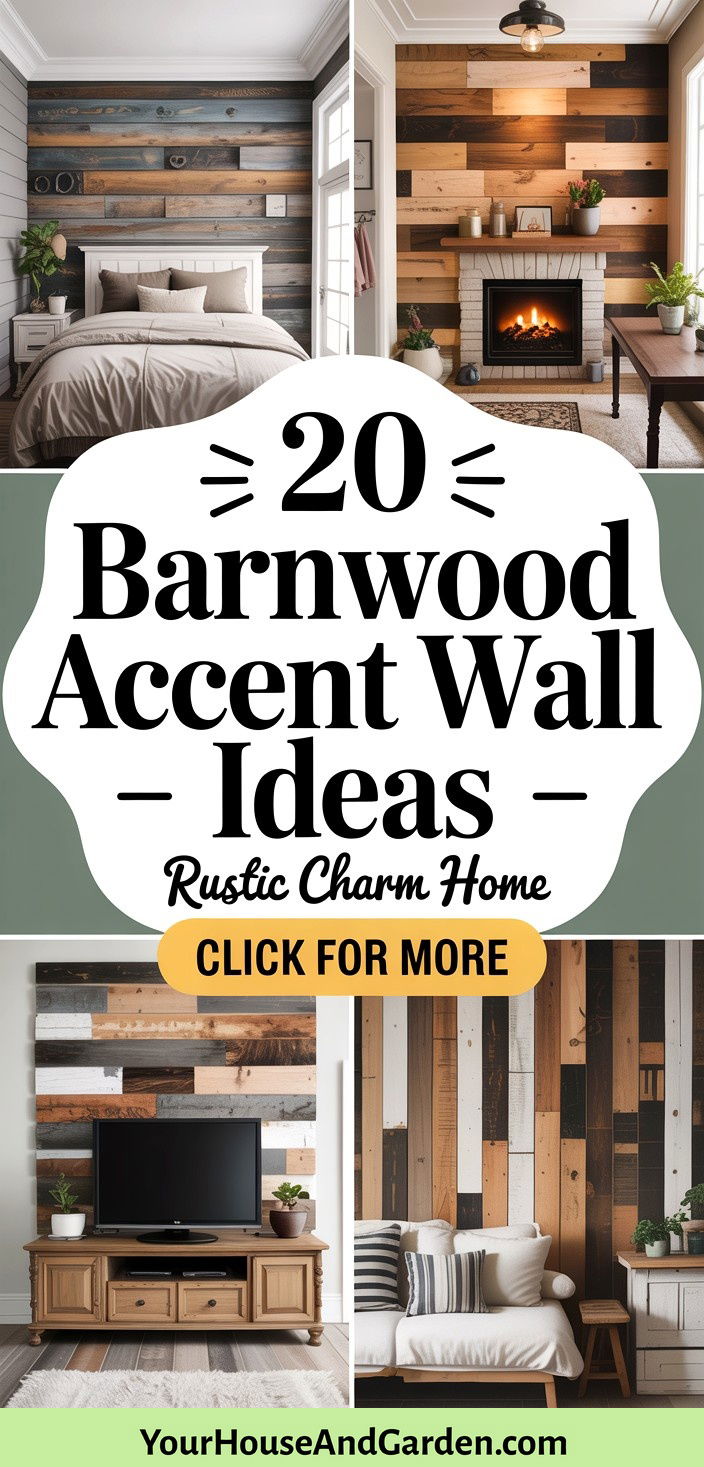 20 Barnwood Accent Wall Ideas Rustic Charm for Any Room