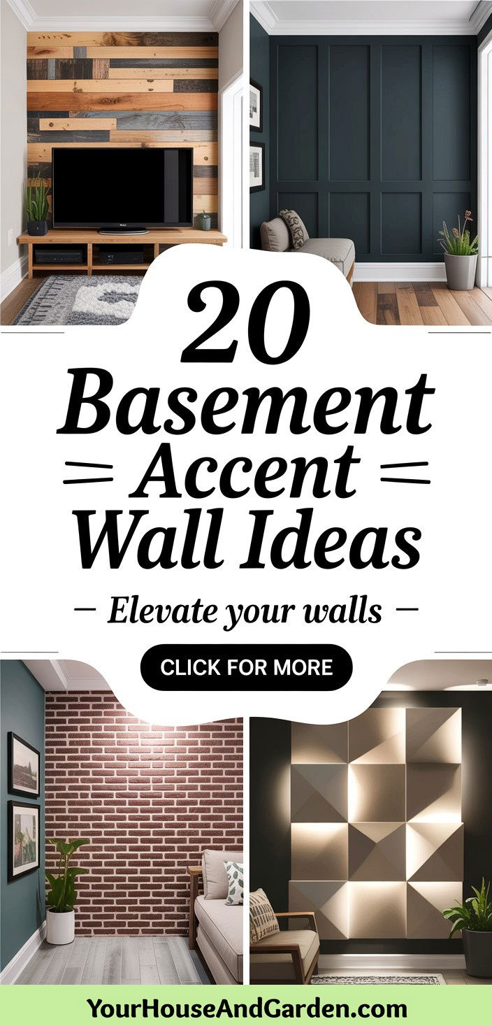 20 Basement Accent Wall Ideas Elevate Your Space Design