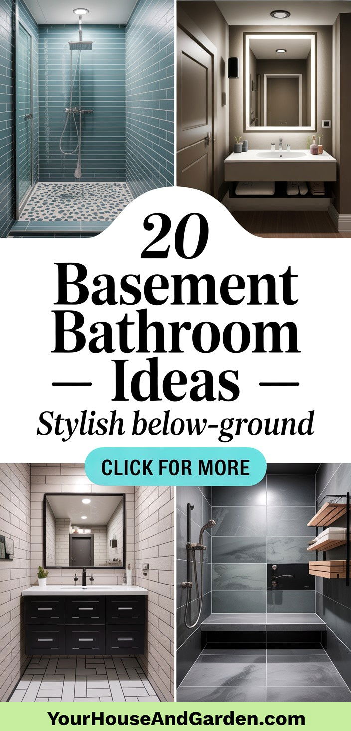 20 Basement Bathroom Ideas Stylish Below-Ground Solutions