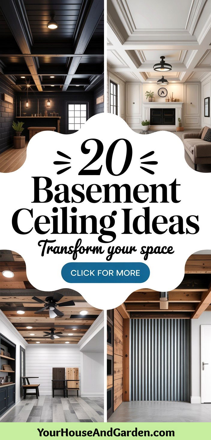 20 Basement Ceiling Ideas Transform Your Lower Level Space