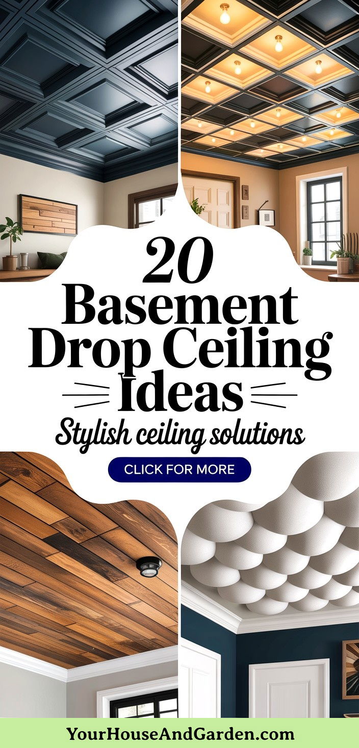 20 Basement Drop Ceiling Ideas Stylish and Functional Options