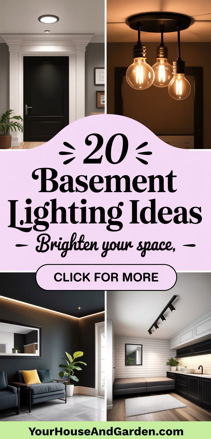 20 Basement Lighting Ideas to Light Up Your Space - 20 Basement Lighting Ideas to Light Up Your Space