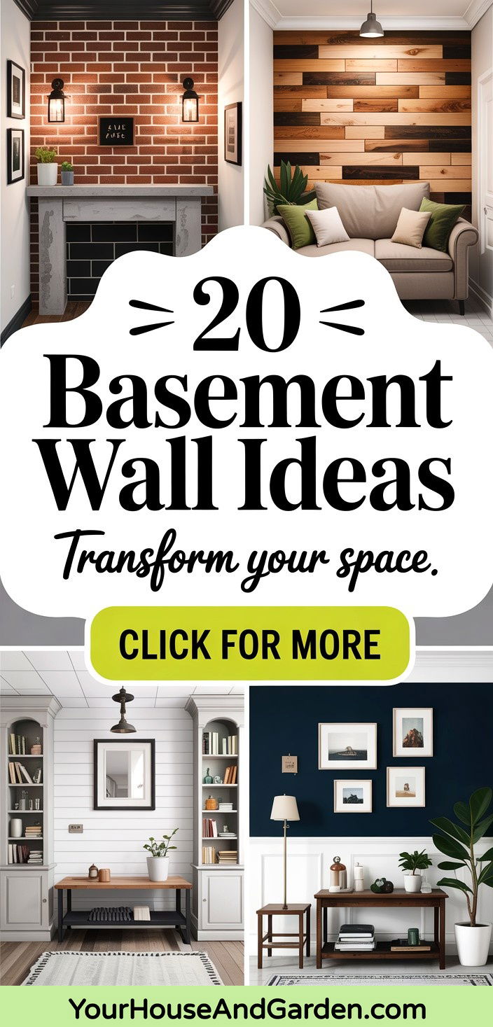 20 Basement Wall Ideas Transform Your Underground Space