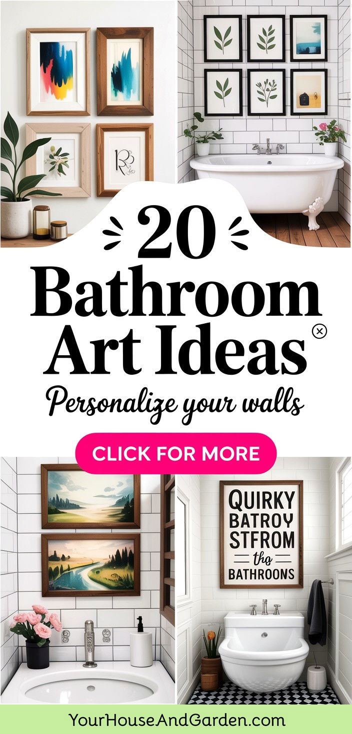 20 Bathroom Art Ideas to Personalize Your Space with Style - 20 Bathroom Art Ideas to Personalize Your Space with Style