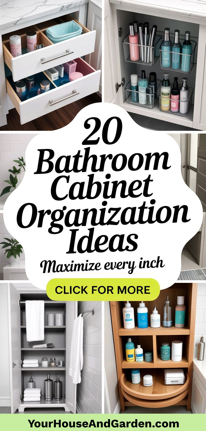 20 Bathroom Cabinet Organization Ideas to Maximize Your Space - 20 Bathroom Cabinet Organization Ideas to Maximize Your Space