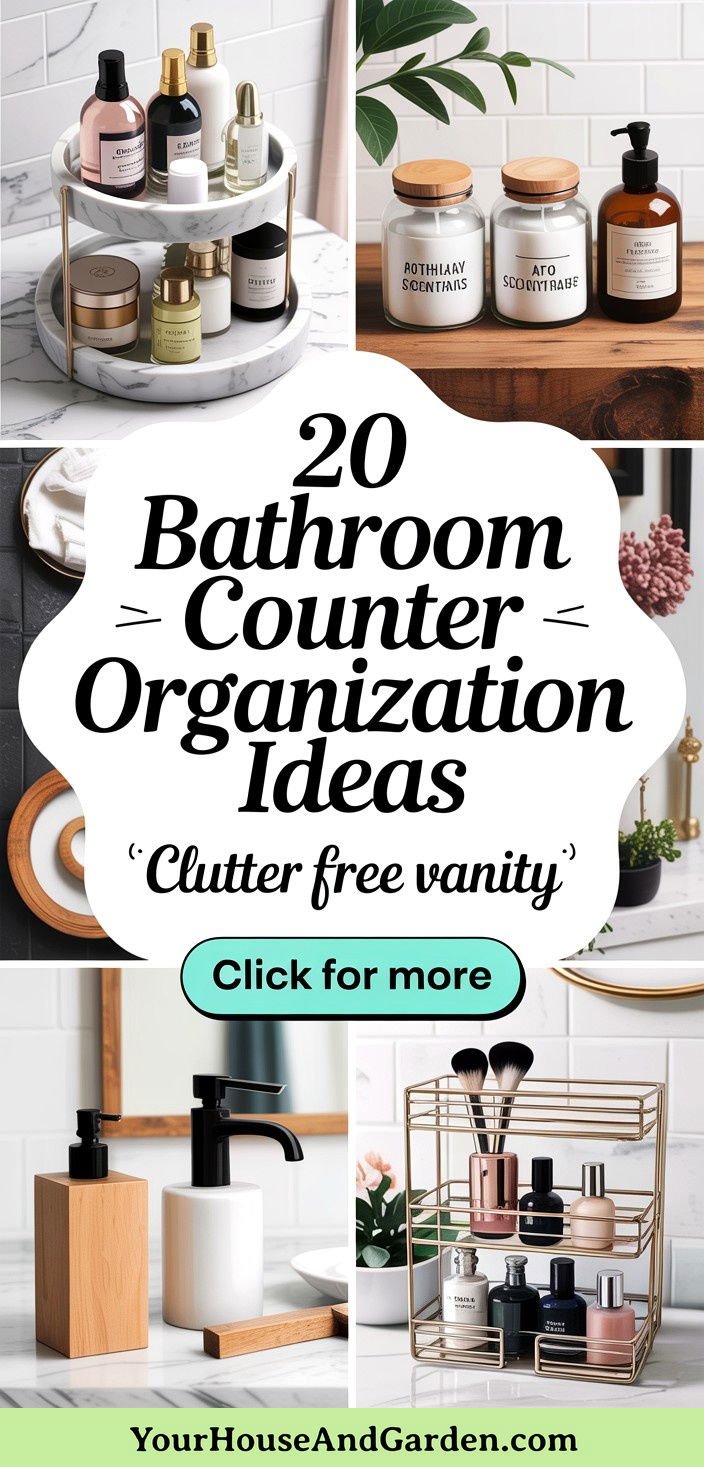 20 Bathroom Counter Organization Ideas for Clutter-Free - 20 Bathroom Counter Organization Ideas for Clutter-Free