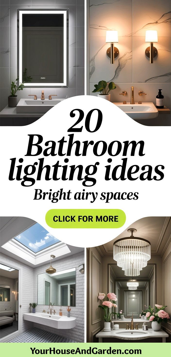 20 Bathroom Lighting Ideas for a Bright and Airy Feel - 20 Bathroom Lighting Ideas for a Bright and Airy Feel