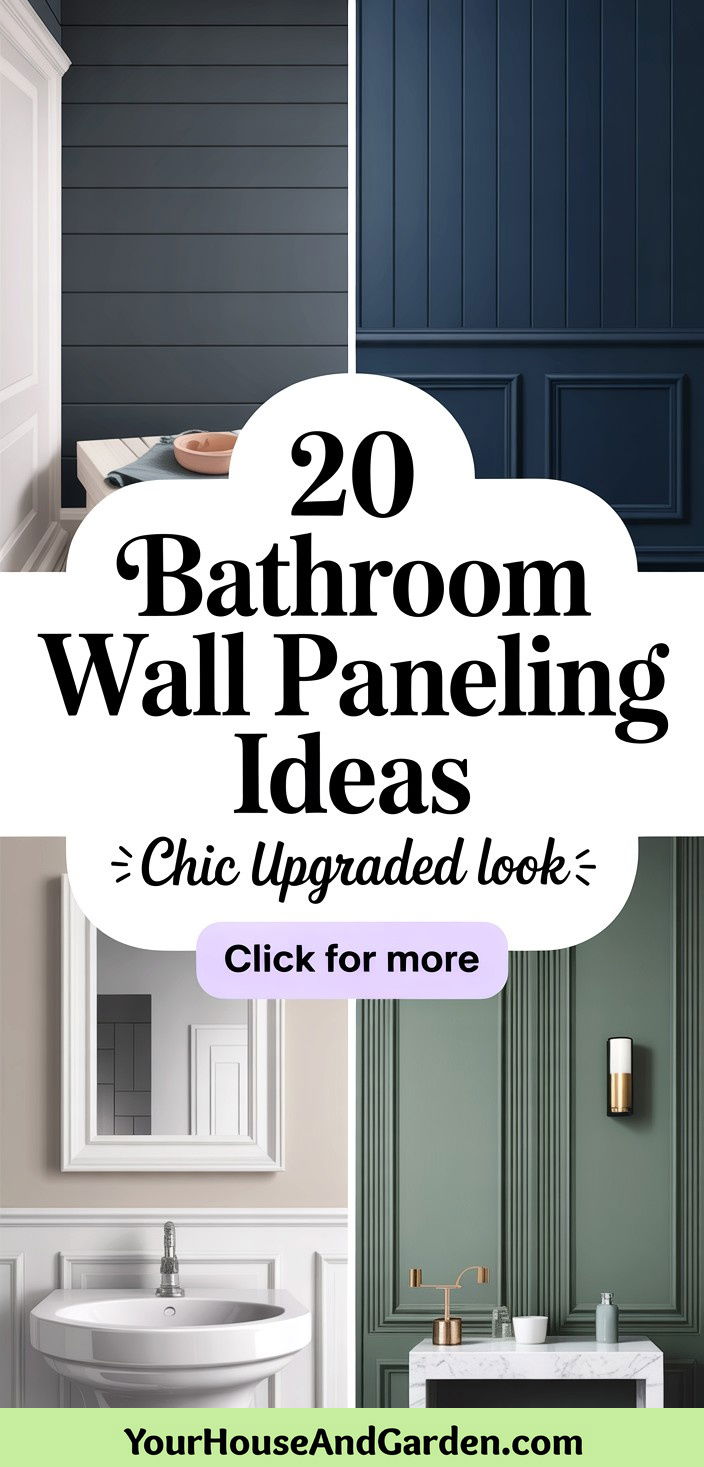20 Bathroom Wall Paneling Ideas for a Chic Upgraded Look - 20 Bathroom Wall Paneling Ideas for a Chic, Upgraded Look