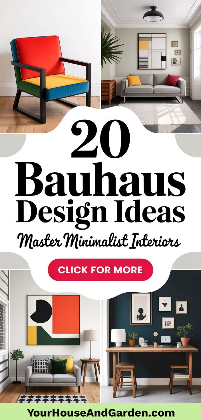 20 Bauhaus Design Ideas for Minimalist Interiors - 20 Bauhaus Design Ideas for Minimalist Interiors