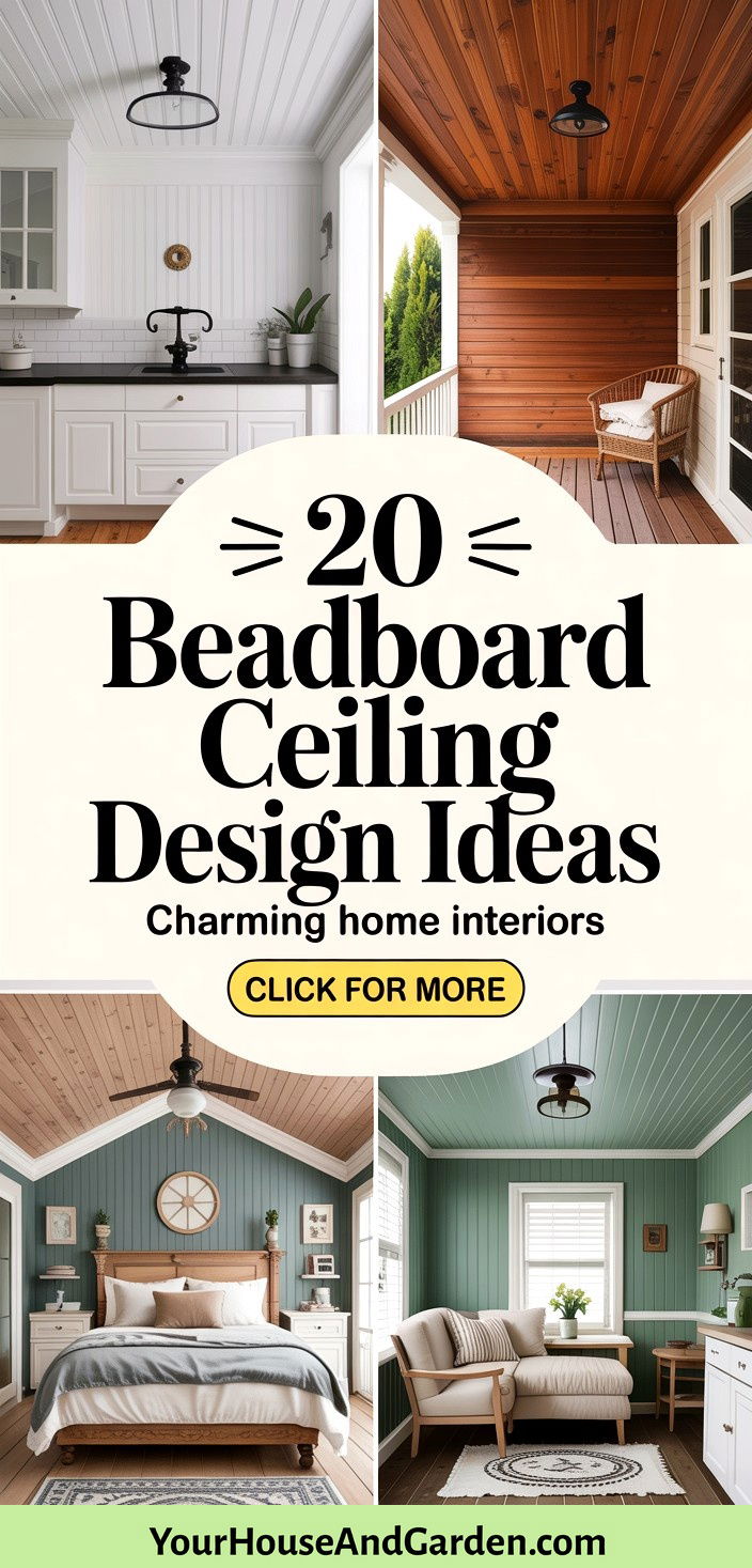 20 Beadboard Ceiling Design Ideas for a Charming Home Interior - 20 Beadboard Ceiling Design Ideas for a Charming Home Interior