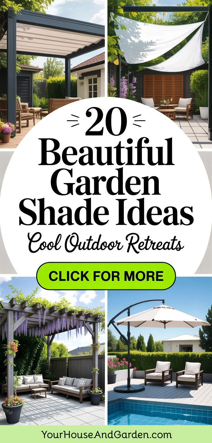20 Beautiful Garden Shade Ideas for Your Outdoor Oasis - 20 Beautiful Garden Shade Ideas for Your Outdoor Oasis
