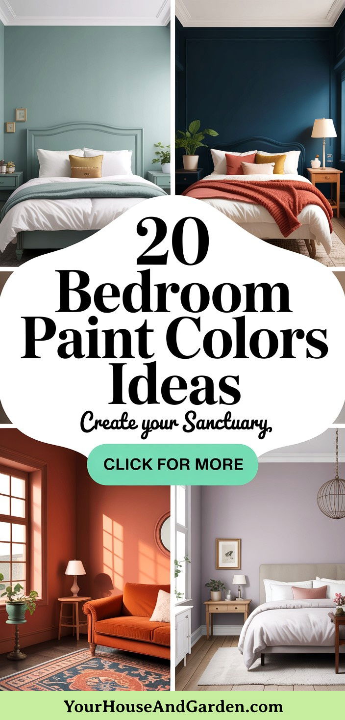 20 Bedroom Paint Colors Perfect Hues for a Relaxing Retreat