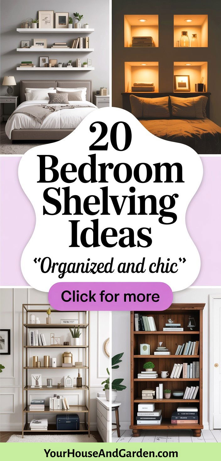 20 Bedroom Shelving Ideas for Organized Chic Storage - 20 Bedroom Shelving Ideas for Organized Chic Storage