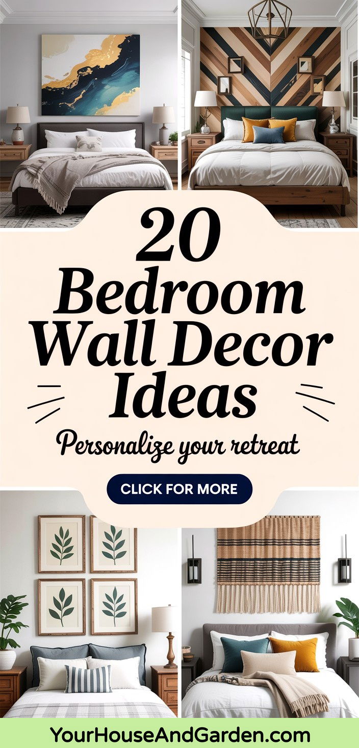 20 Bedroom Wall Decor Ideas Personalize Your Retreat