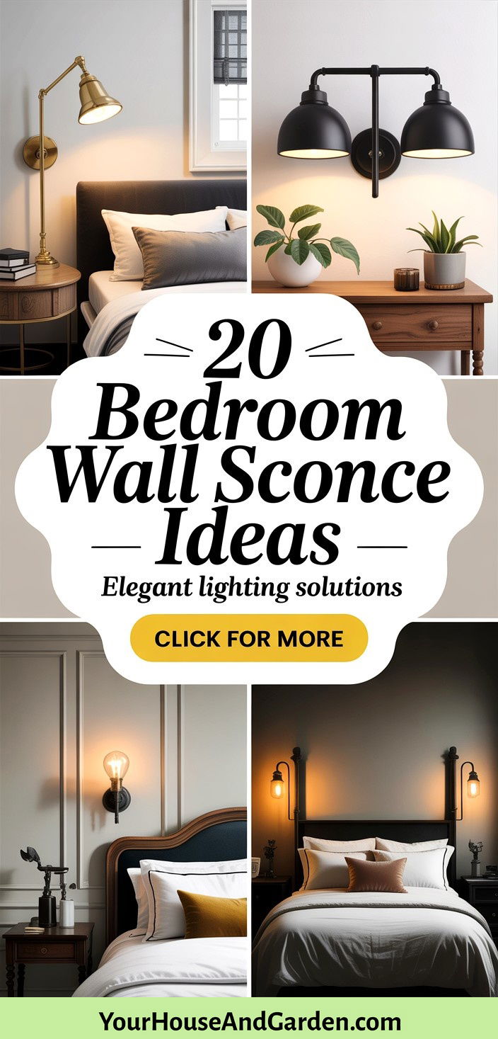 20 Bedroom Wall Sconce Ideas Elegant Lighting Solutions