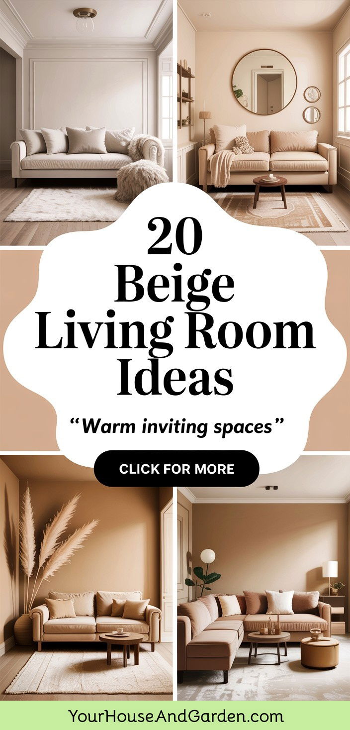 20 Beige Living Room Ideas Warm and Inviting Spaces
