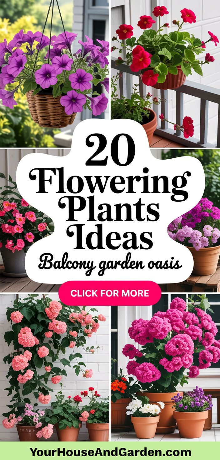 20 Best Flowering Plants for Your Balcony Garden Oasis - 20 Best Flowering Plants for Your Balcony Garden Oasis