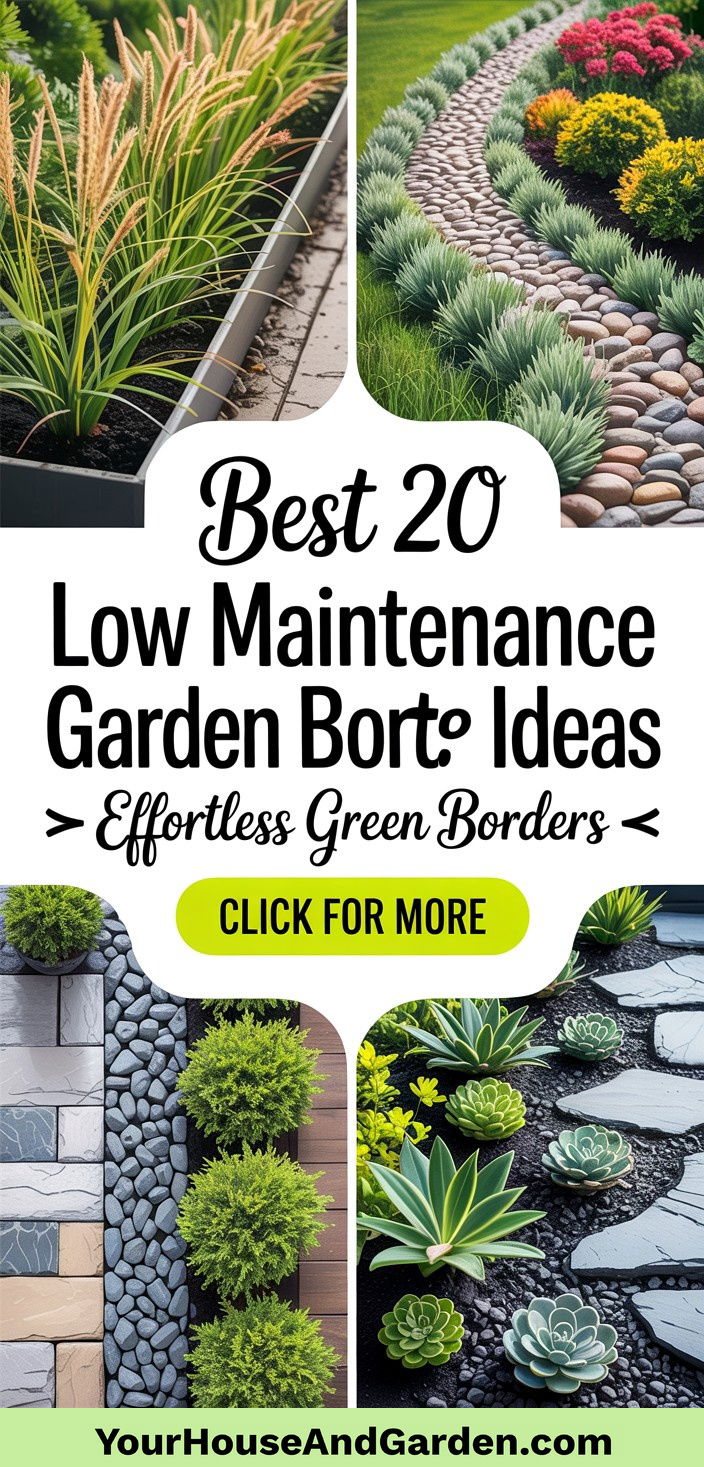 Best 20 Low Maintenance Garden Border Ideas for Your Home - Best 20 Low Maintenance Garden Border Ideas for Your Home