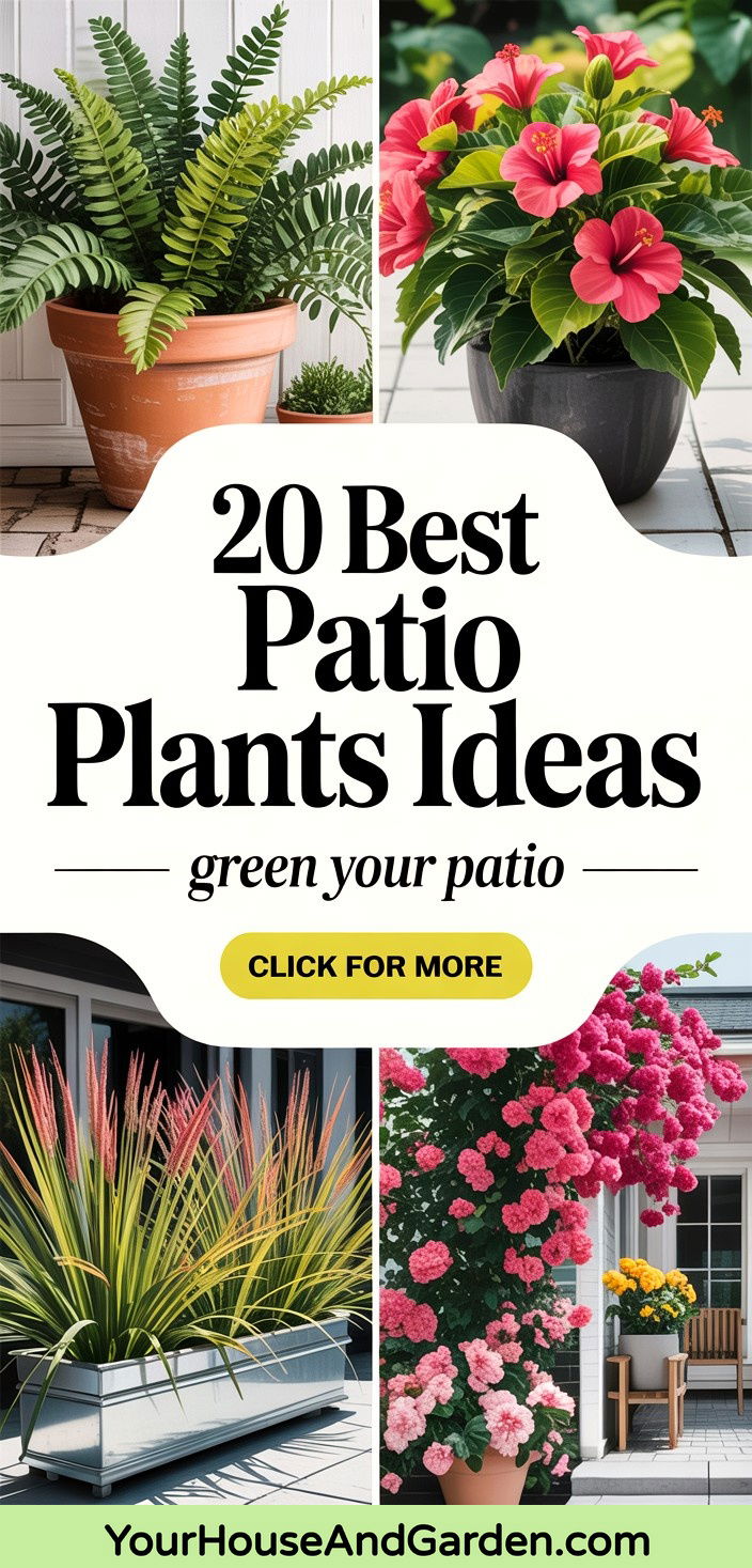 20 Best Patio Plants for Lush and Vibrant Outdoor Spaces - 20 Best Patio Plants for Lush and Vibrant Outdoor Spaces