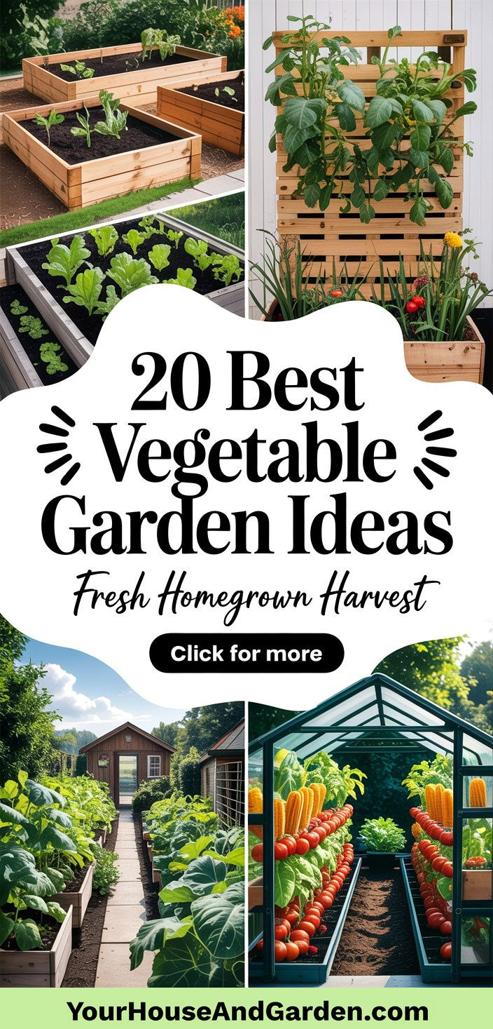 20 Best Vegetable Garden Ideas for Homegrown Delights - 20 Best Vegetable Garden Ideas for Homegrown Delights