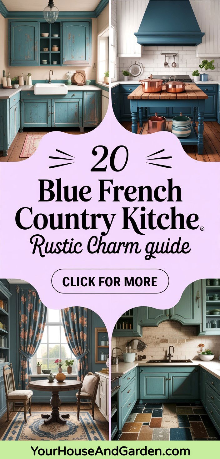 20 Blue French Country Kitchen Ideas Rustic Charm Guide